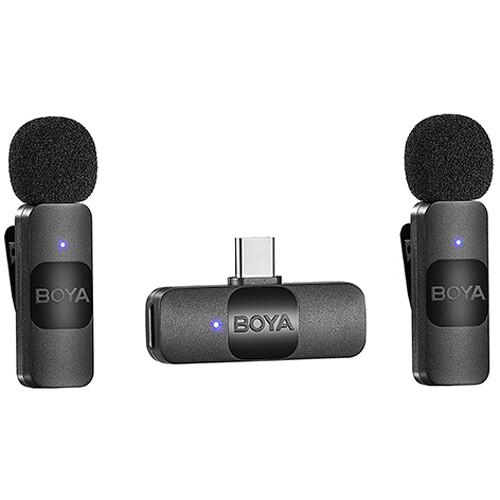Boya BY-V20 bežicni mikrofon za Type-C uređaje (2 sagovornika) - 2